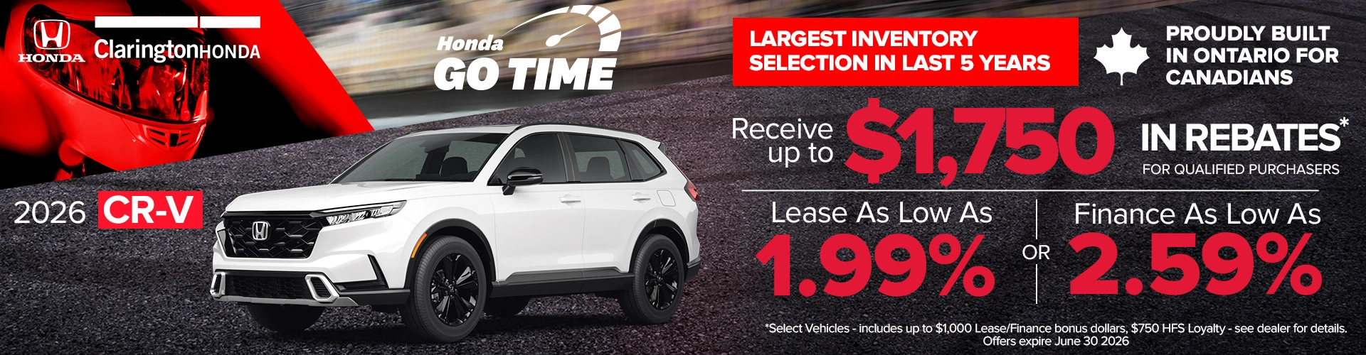 CRV Specials