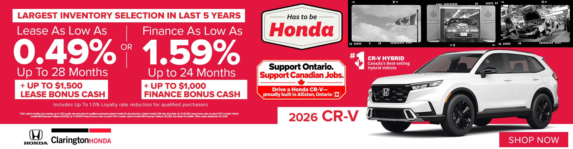 CRV Specials