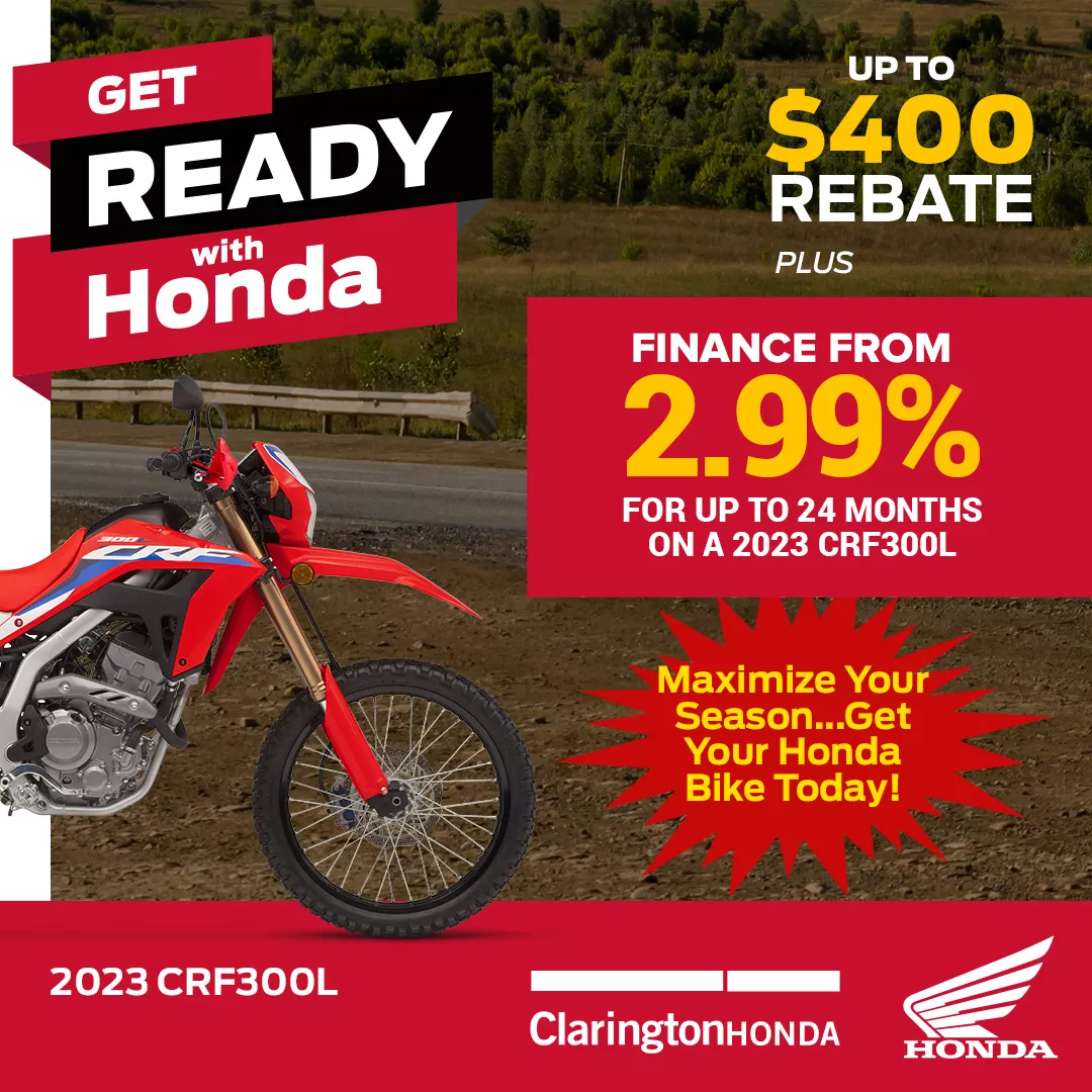 Honda on sale motorcycle specials