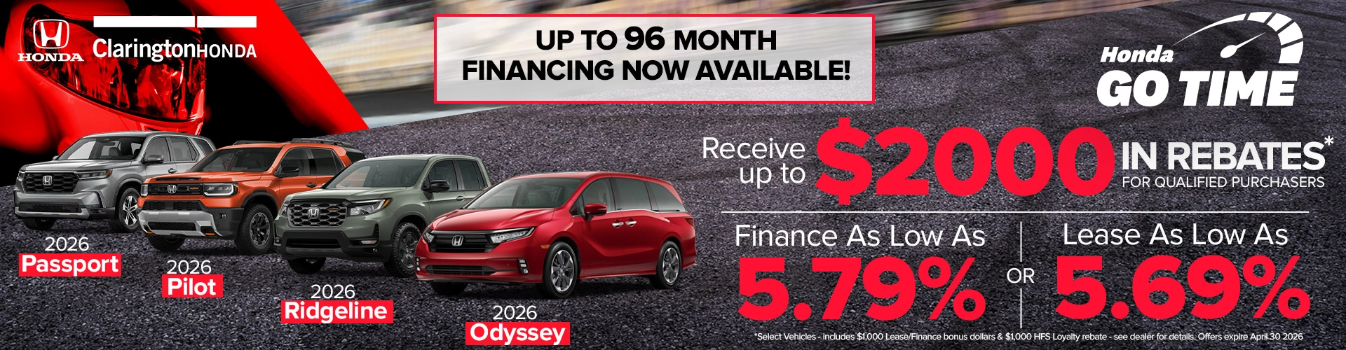 New Vehicles Odyssey