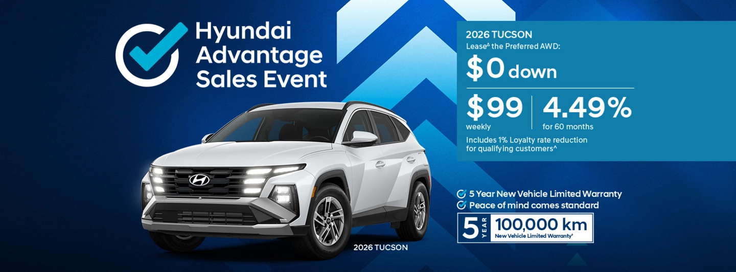 Hyundai Advantage Sales Event (April) - Tucson