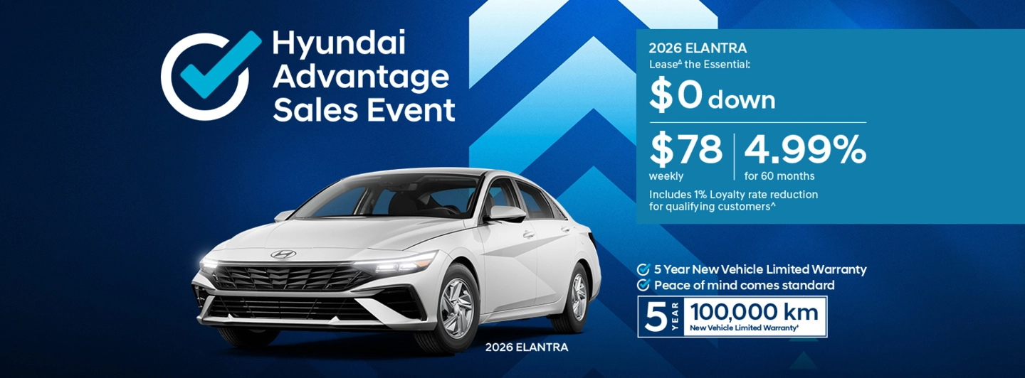 Hyundai Advantage Sales Event (April) - Elantra