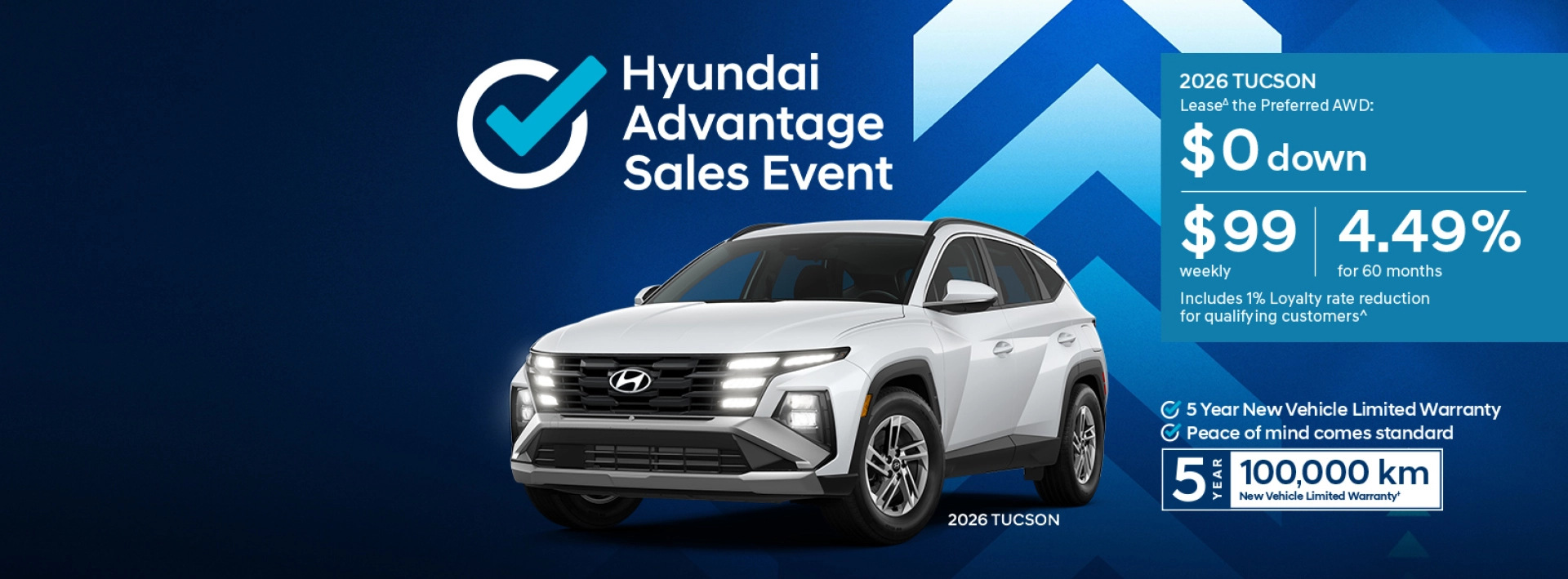 Hyundai Advantage Sales Event (April) - Tucson