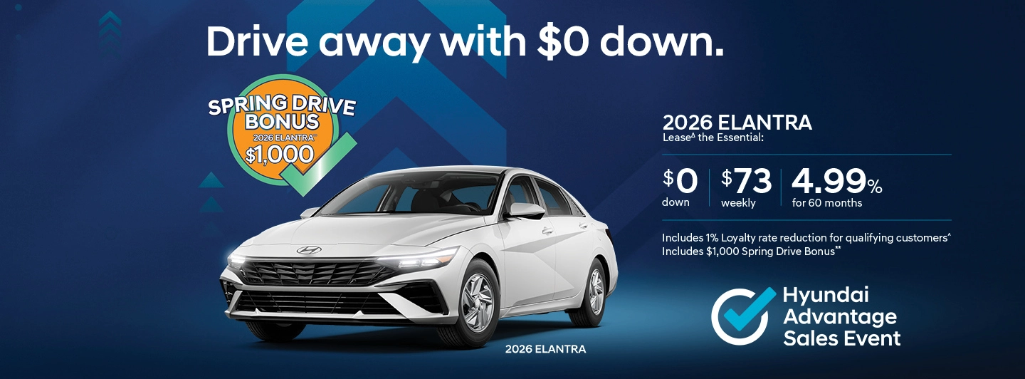 Hyundai Advantage Sales Event (April) - Elantra