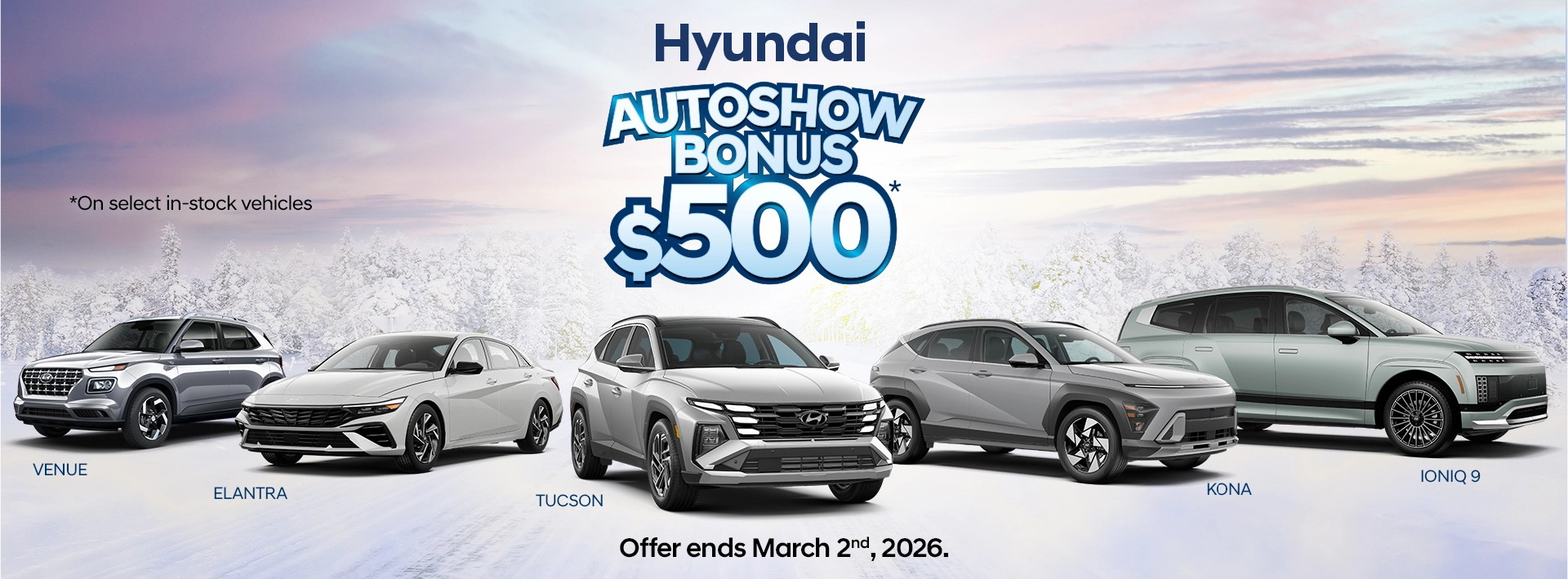 Autoshow Bonus - $500!!!