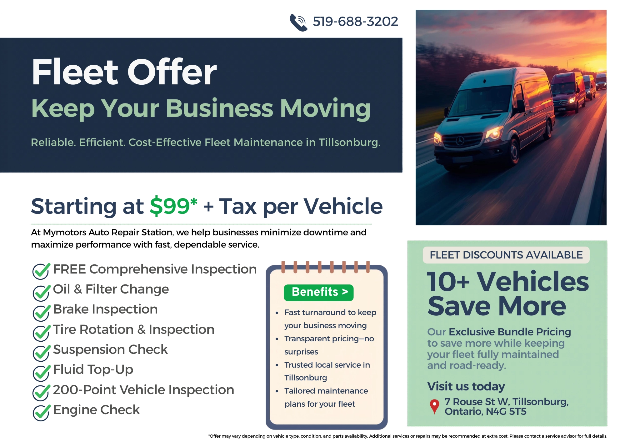 MyMotors.ca - Fleet Service Special