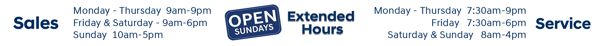 Extended Hours