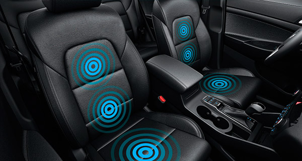Ventilated front seats