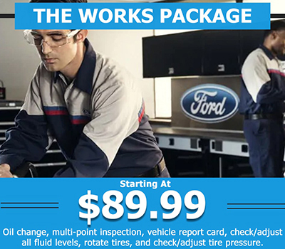 THE WORKS PACKAGE <br> Starting At $89.99 - Image