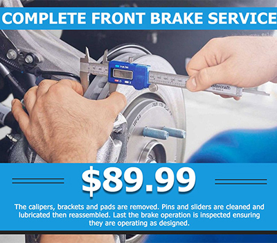 Complete Front Brake Service - Image