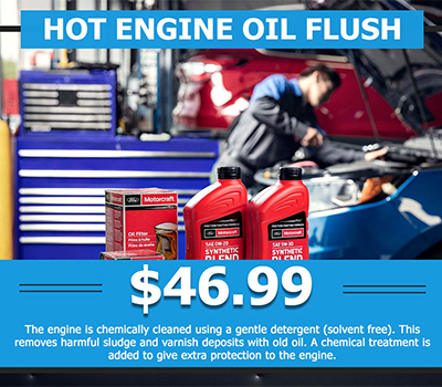 Hot Engine Oil Flush <br> $46.99 - Image