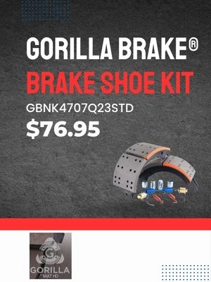 Gorilla Brake Shoe Kit (GBNK4707Q23STD) - Image