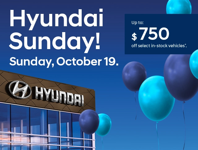 Hyundai Sunday Is Here!
