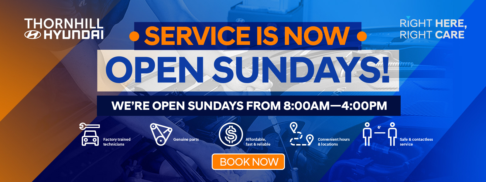 Service Open Sundays